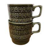 Duo of vintage cups
