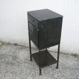Industrial metal bedside