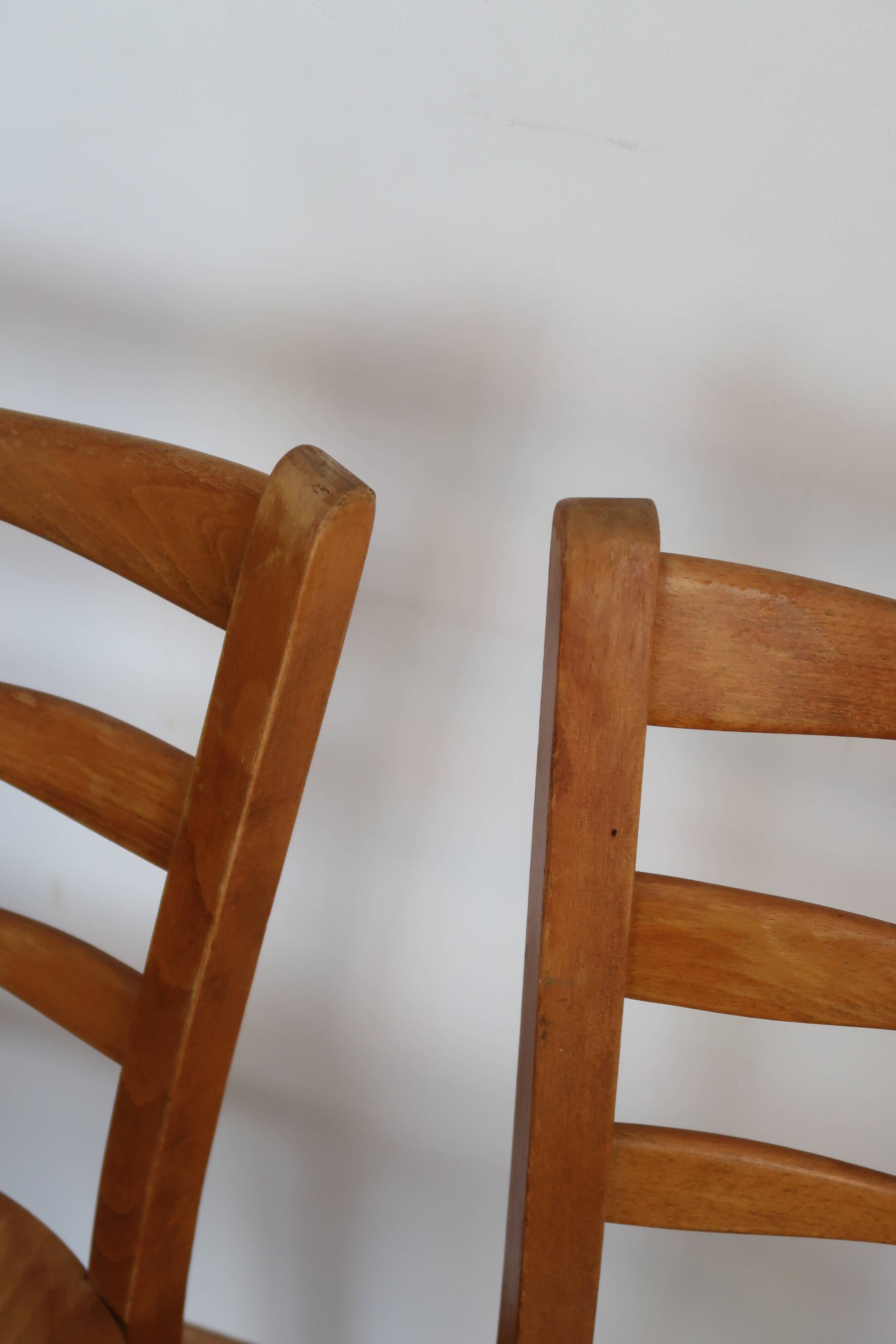 Paire de chaises bistrot scandinaves