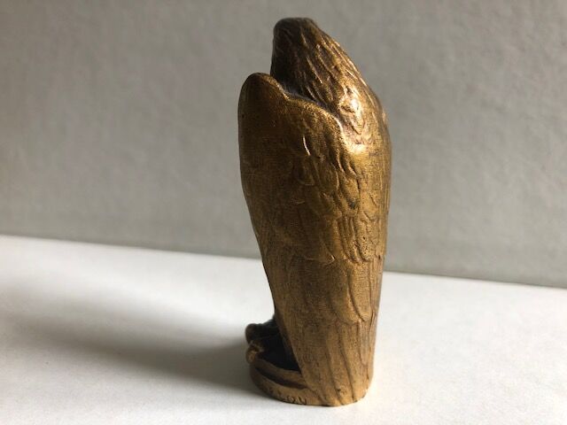 Napoleonic eagle sculpture in gilded bronze