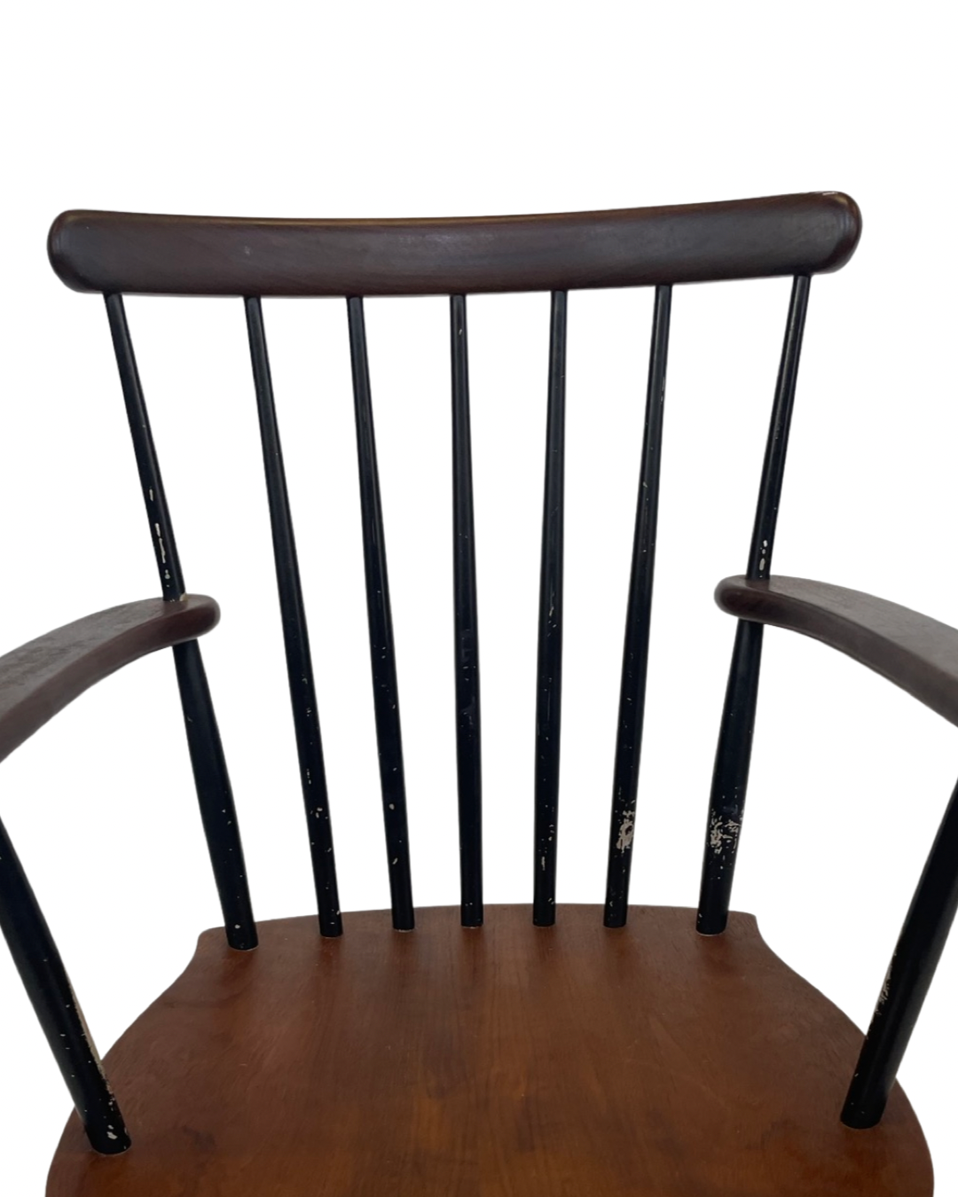 Chaise de bar vintage avec accoudoirs Billund Traevarefabrik Denmark Design