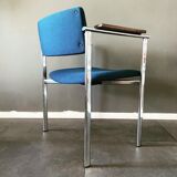 Tubular steel armchair Kiki by Ilmari Tapiovaara for Merva Finland 1960