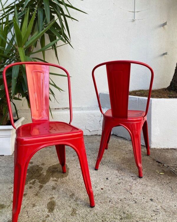 Paire de chaises Tolix