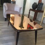 Art deco mirror coffe table