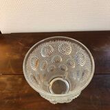 Vintage Verlys glass vase with cabochons