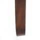 Oval wall mirror in teak, 1960s