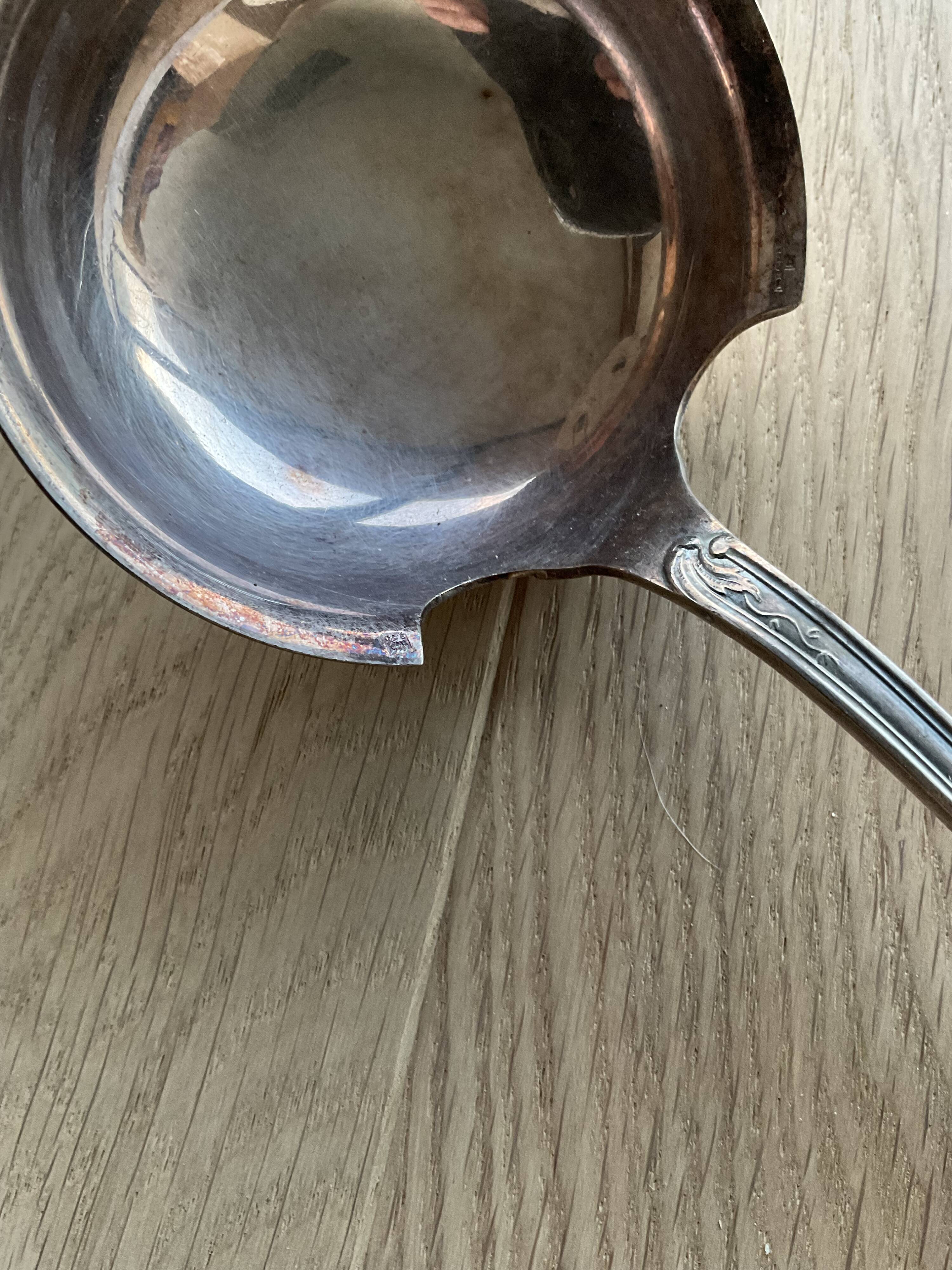 Louche à crème ERCUIS Métal argenté Model Rocaille