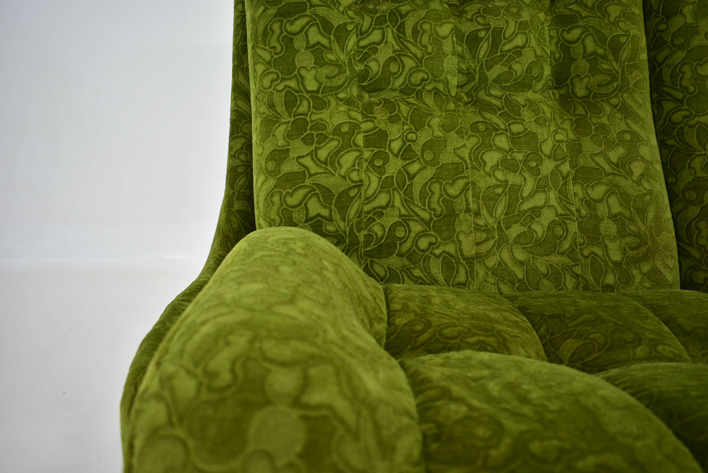 Big Design Three-Seat Sofa Atlantis,Czechoslovakia 1970s
