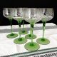 12 Verres à vin blanc en cristal taillé