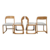 Lot de 4 chaises Baumann Traîneau