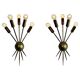Mid-Century Modern Italian Wall Lights from Stilnovo, 1950s, Set of 2