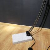 Arc floor lamp with marble foot, 60s