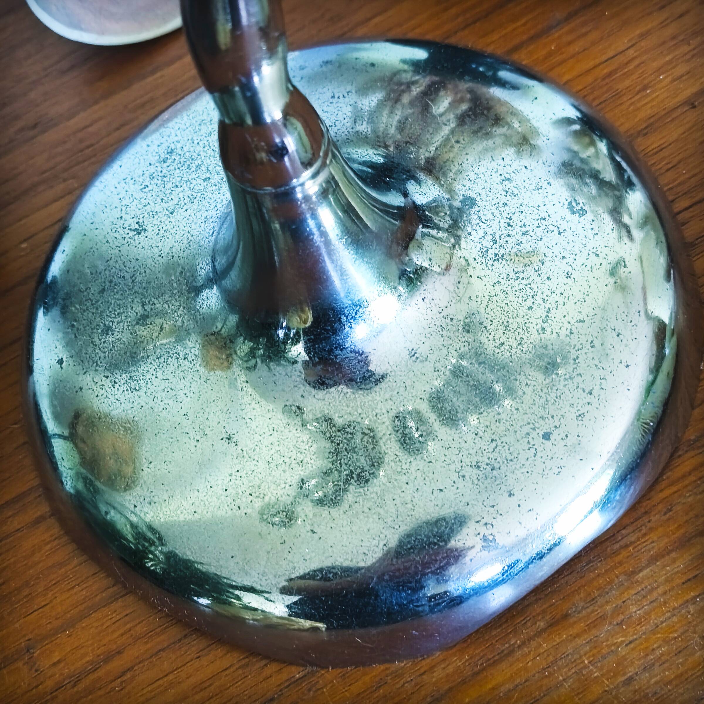 XXL Menorah, aluminium chandelier, 1970s