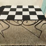 Wrought iron coffee table