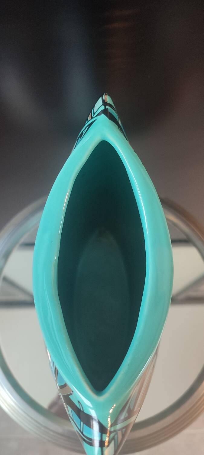 Steuler ceramic vase from the 60s - 70s signed Steuler design