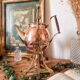 Samovar en cuivre et laiton, début XXe