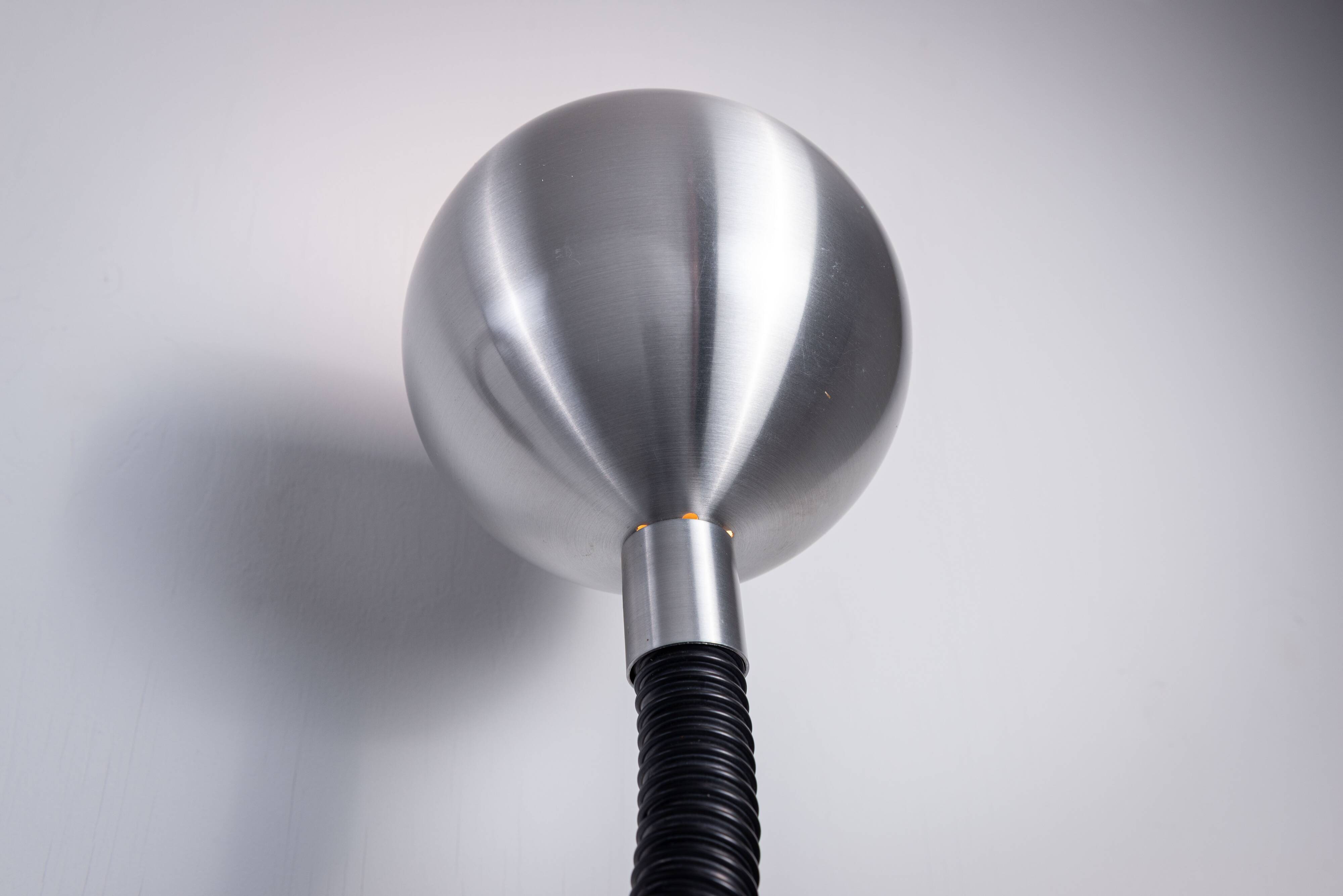 Martine Le Forestier ‘‘Serpent’’ wall lamp for Raak Amsterdam 1968