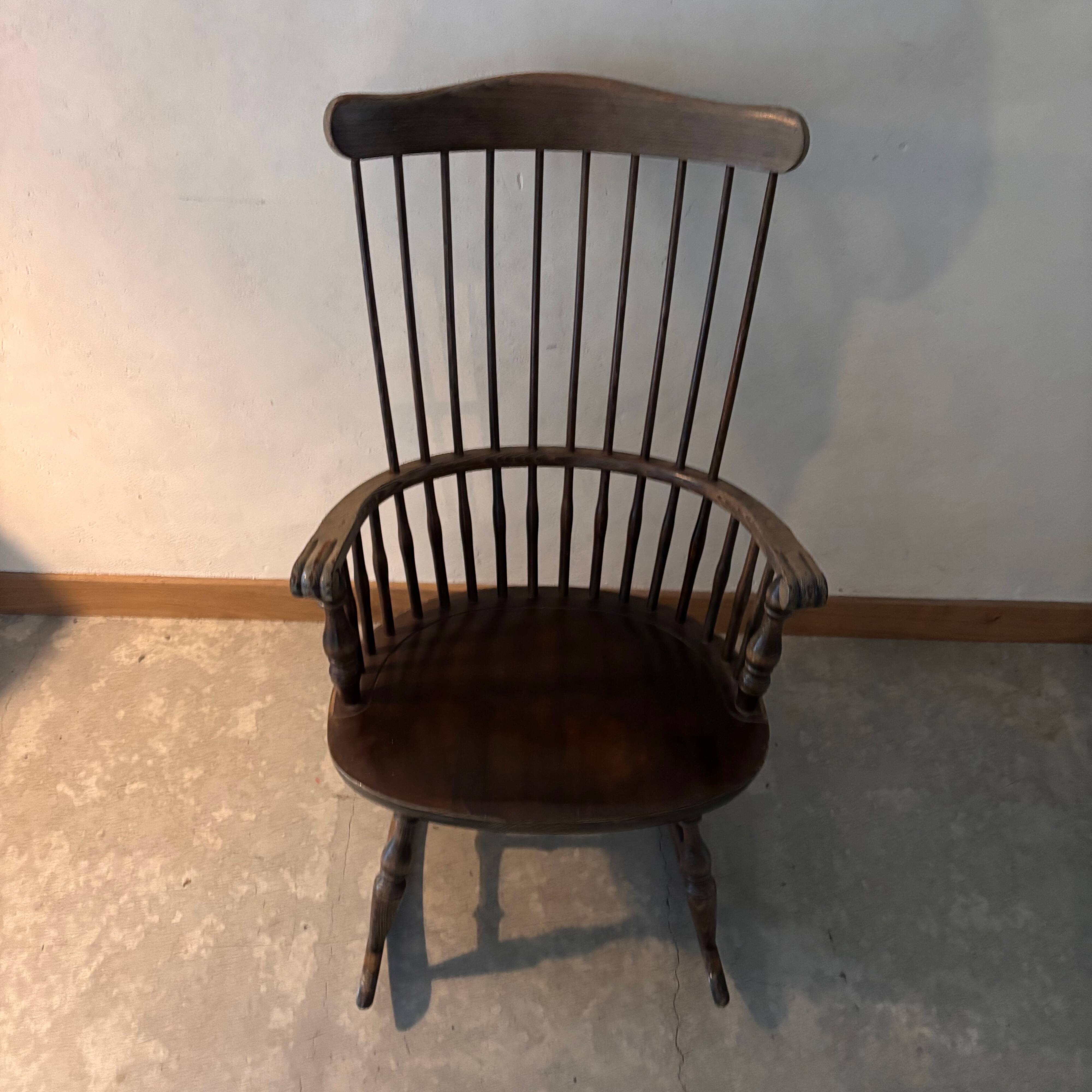 Wooden rocking chair