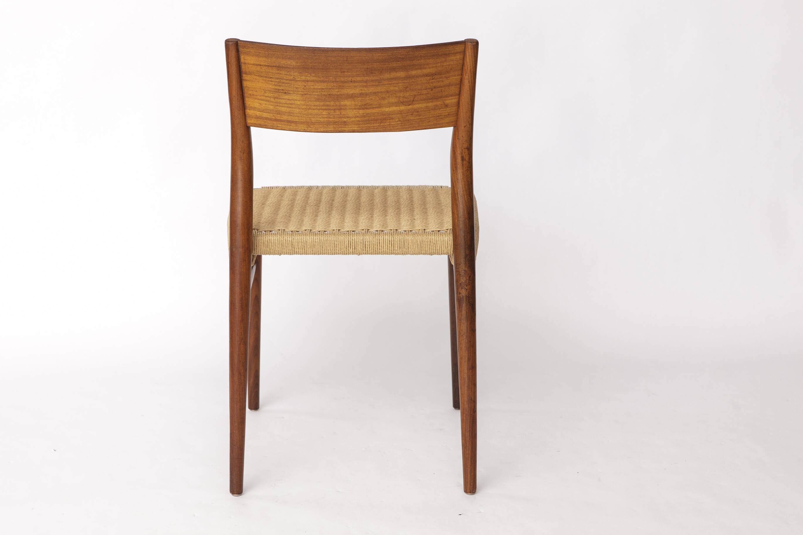 2 of 16 Teak Dining Chairs by Georg Leowald for Wilkhahn, Germany