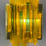 Pair appliques brutalistes, Claus Bolby for Cebo Industri, Denmark, 1970s