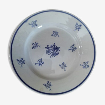 Assiette plate porcelaine vedette