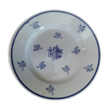 Plate porcelain star