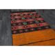 1970s Turkish Oushak Handmade Wool Cotton Red Runner Rug 65x229