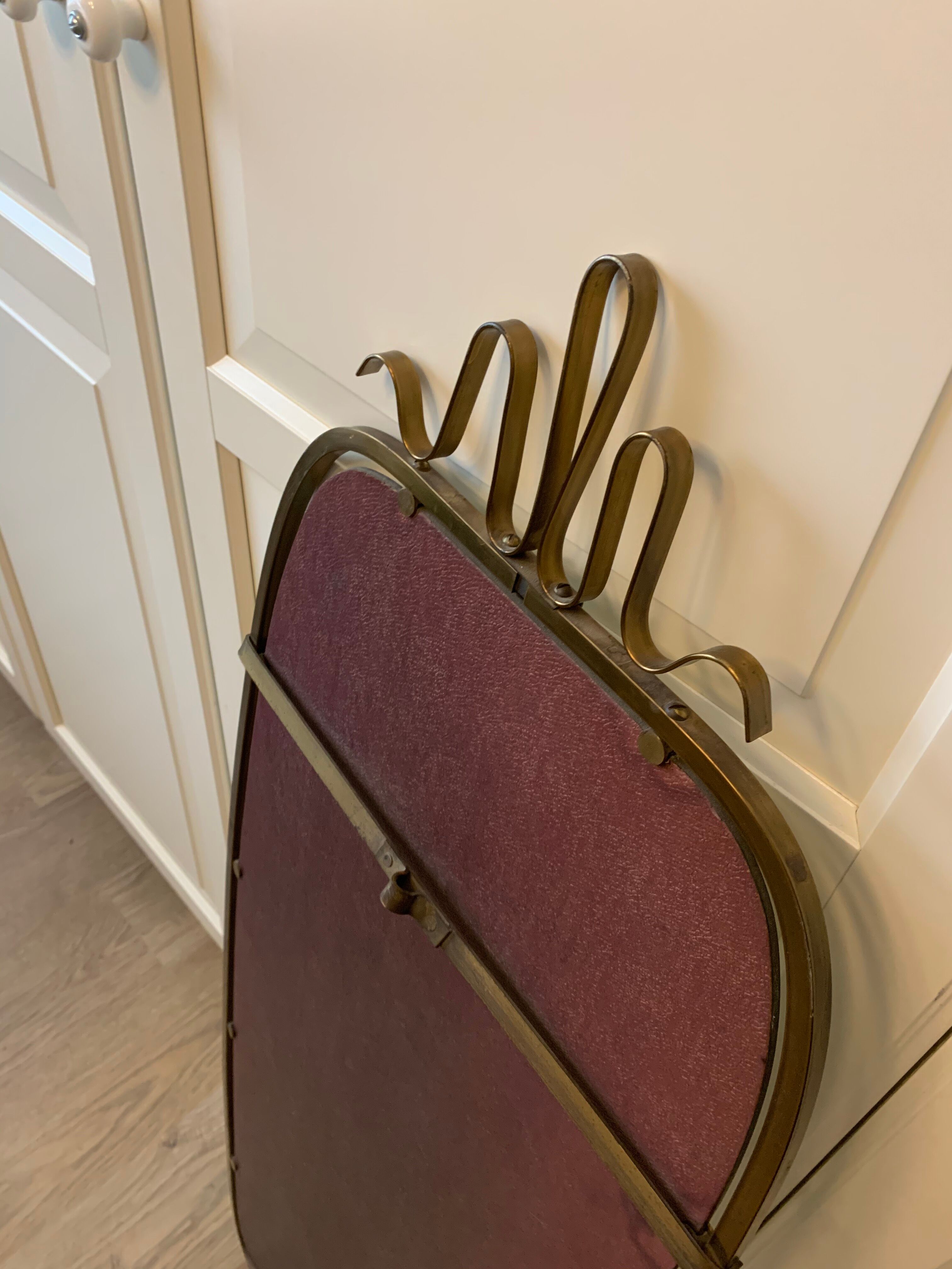 French mirror bevelled 1950 - 104x39cm