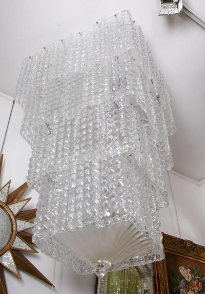 Lustre en verre de Murano