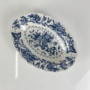 Small oval dish Ridgway model "Pagoda", Staffordshire, England, 1980.