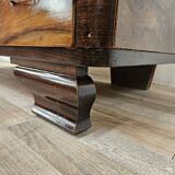 Commode Art Déco en acajou avec quatre tiroirs