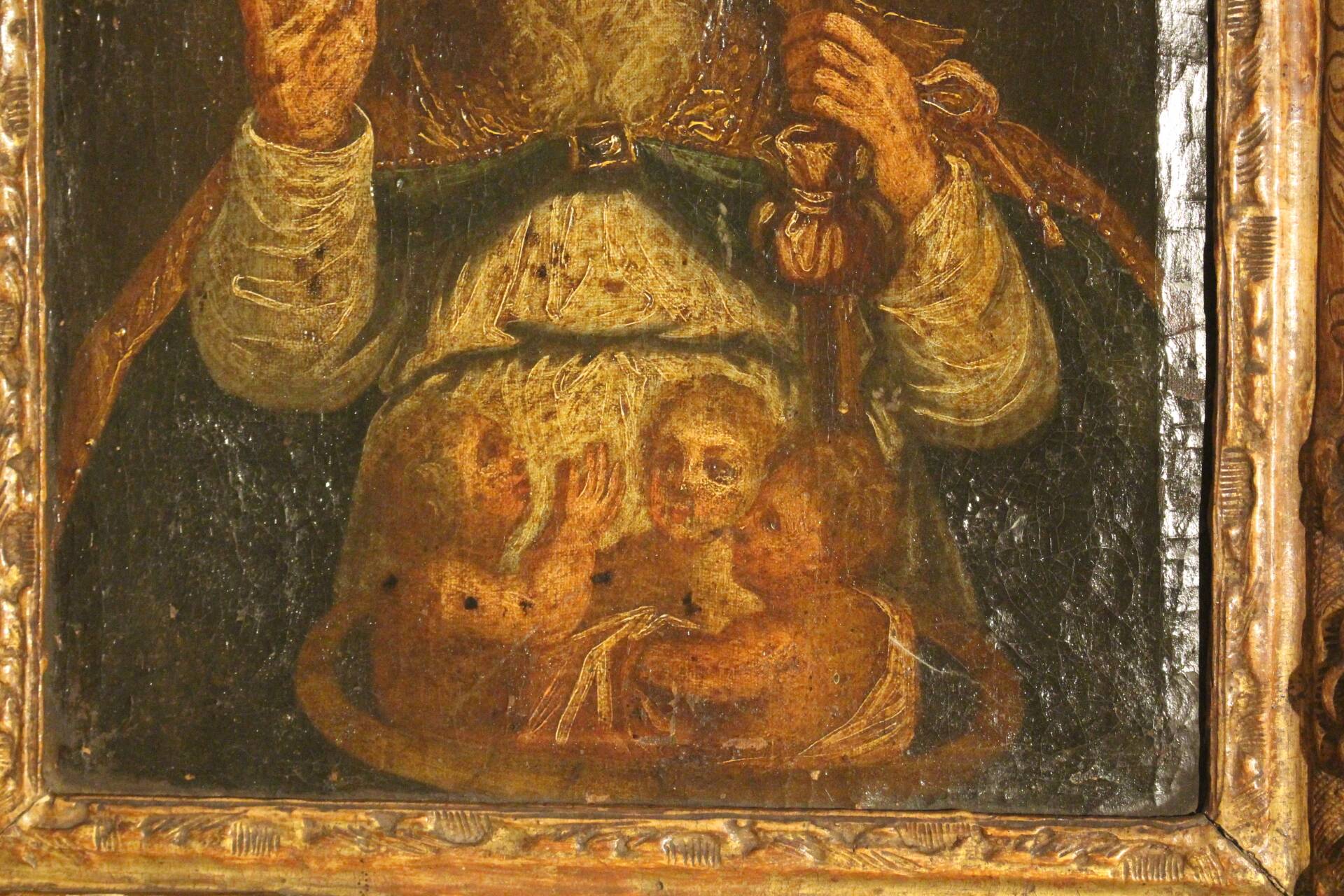 Painting of Saint Nicholas 16th century