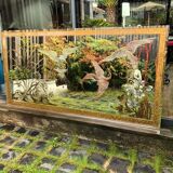 Mirror decorated with birds