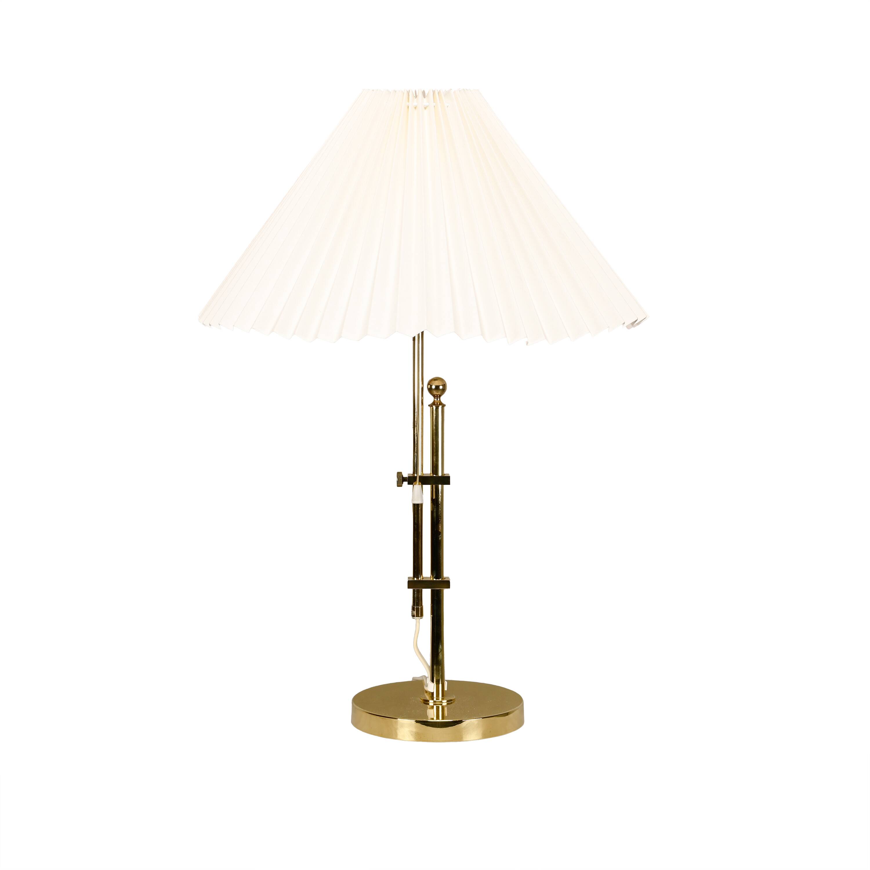 Brass Table Lamp B-131 adjustable in height by Bergboms, Sweden 1960s