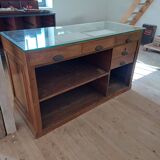 Oak shop counter