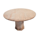 Table centrale ronde vintage en granit, années 1970