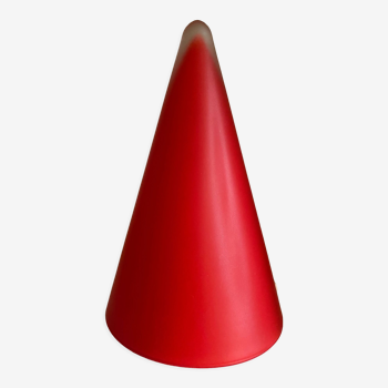 Lamp Teepee SCE cone in vintage red glass 80s