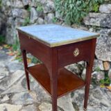 Small mahogany writing console from the Louis XVI period