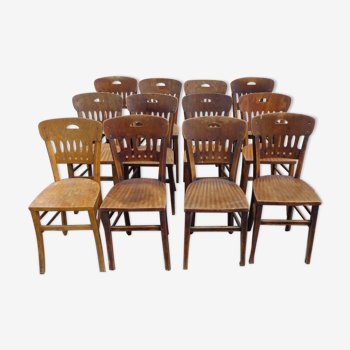 Set of 12 Luterma bistro chairs