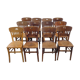 Set de 12 chaises bistrot Luterma