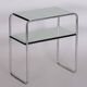 Table d'appoint Art Déco en acier chromé par Marcel Breuer pour Thonet, années 1930.
