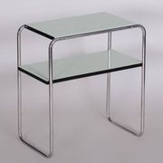 Art Deco Side Table in Chrome Steel by Marcel Breuer for Thonet, 1930s