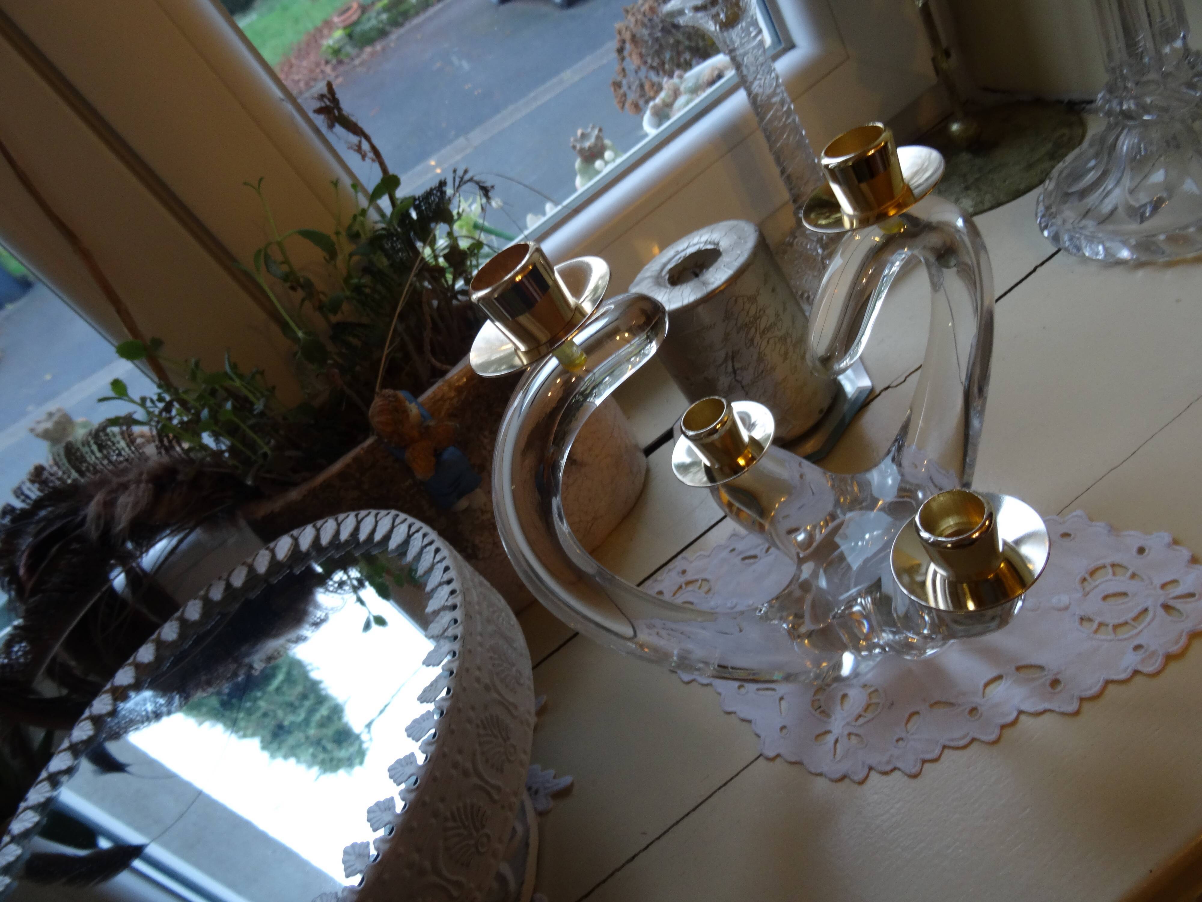 Bougeoir 4 crystal fires