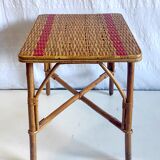 Rattan coffee table – 50s/60s