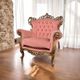 Vintage baroque armchair / single seater armchair / retro chair