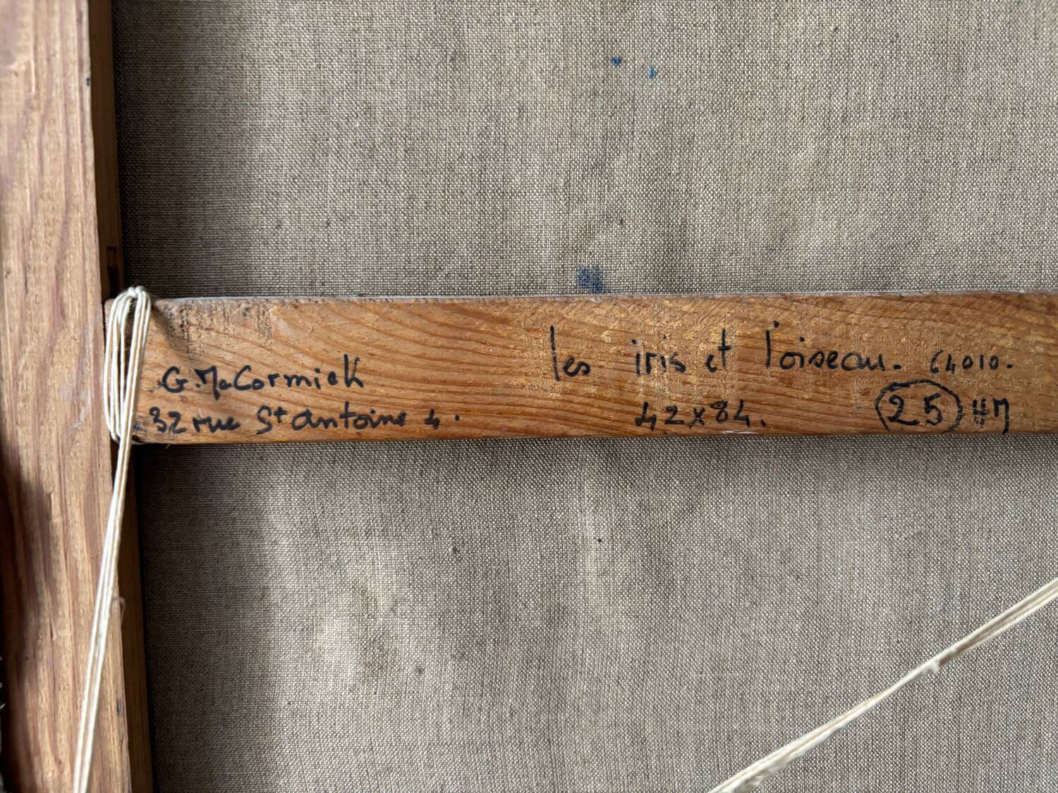 Abstract still life signed