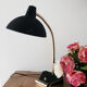Black desk lamp