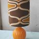 70's glass lamp