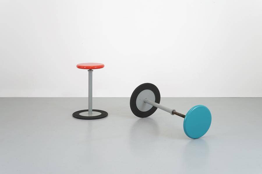 Spring stool by Toshiyuki Kita, Tribu edition, circa 1980