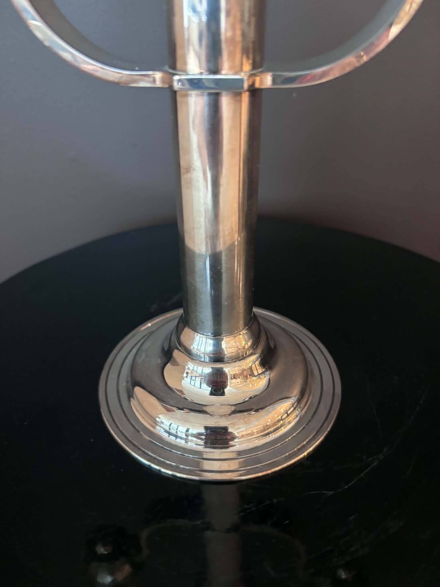 Silver candlestick